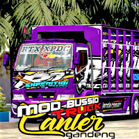 Mod Bussid Truk Canter Gandeng