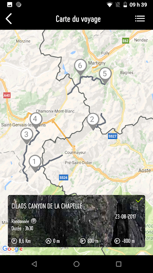Mon Roadbook Screenshot 3