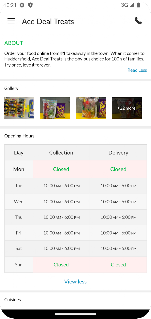 Ace Deal Treats Screenshot 3