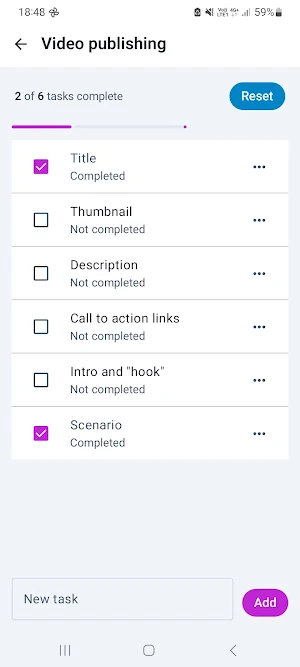 Checklisty Screenshot 2