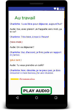 french conversations vocabulary and grammar Screenshot 3