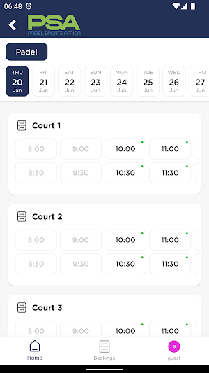 Padel Sports Africa Screenshot 2