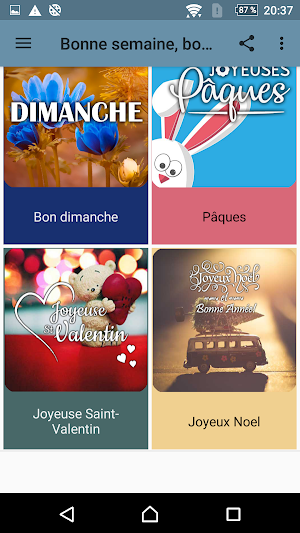 Bonne semaine, Joyeux jours de la semaine Screenshot 2