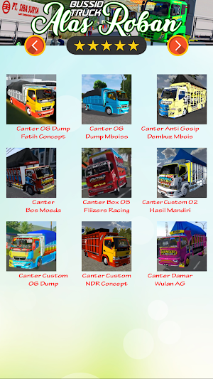 Mod Bussid Truk Alas Roban Screenshot 1