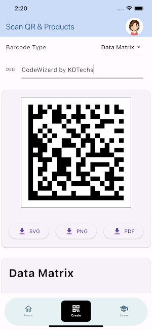CodeWizard - Scan - Create Screenshot 3