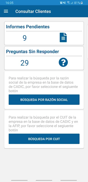 CADIC MOBILE Screenshot 2
