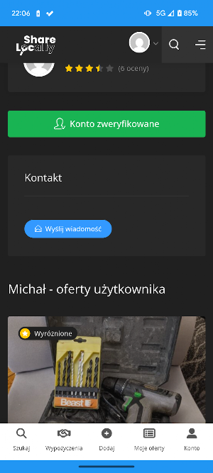 Share Locally: tu wypożyczysz Screenshot 3