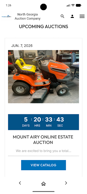 North Georgia Auction Company Screenshot 0