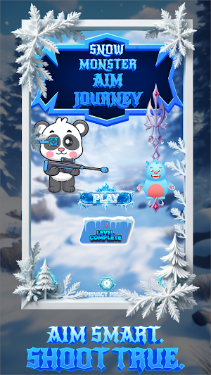 Snow Monster Aim Journey Screenshot 0