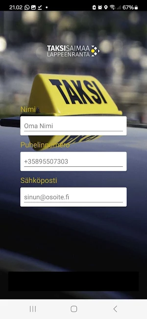 Taksi Saimaa Screenshot 1