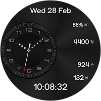 Hybrid Sport Watch face 02
