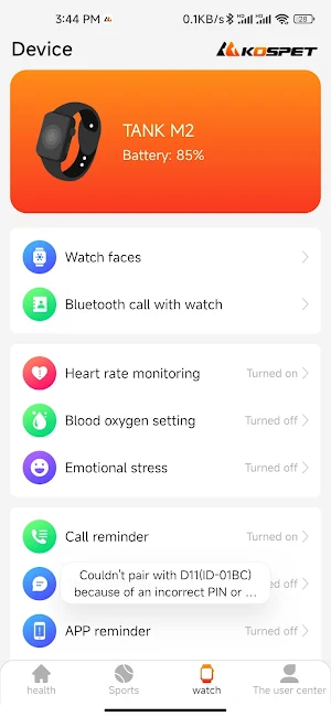 KOSPET FIT Screenshot 2