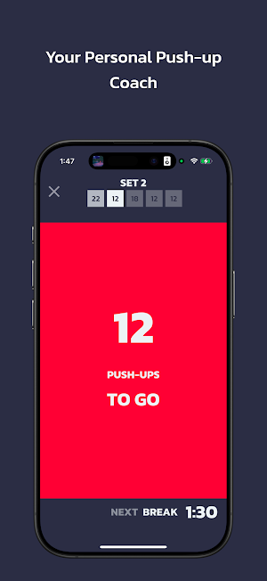 PushPush: AI Push-Up Coach Screenshot 0