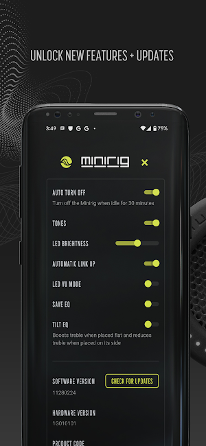 Minirig 4 Control App Screenshot 1