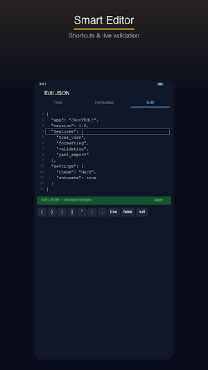 JSON Viewer & Editor Screenshot 3