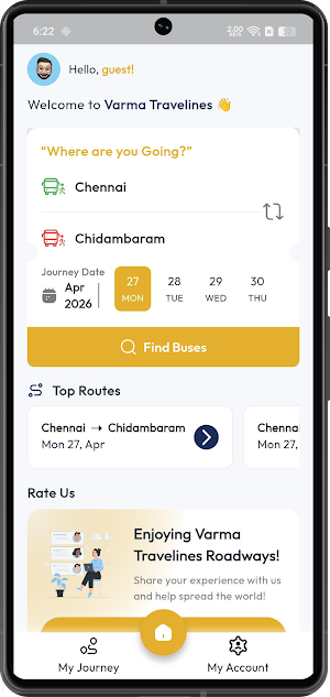 Varma Travelines Screenshot 1