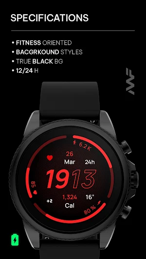 Awf Fit 5 - watch face Screenshot 1