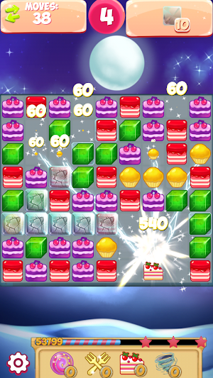 Frozen Valentine Mania Match 3 Screenshot 1
