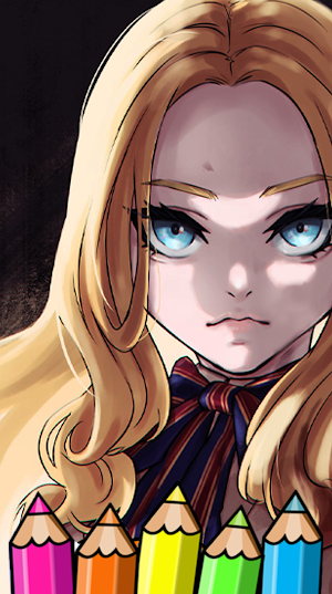 Megan Doll Coloring Game Screenshot 2
