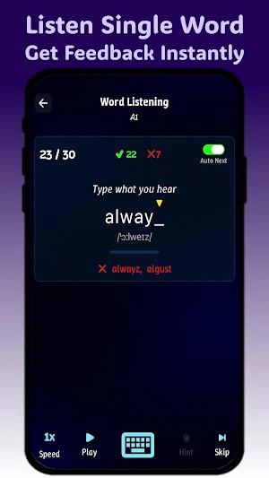 DictaType - Type What You Hear Screenshot 1