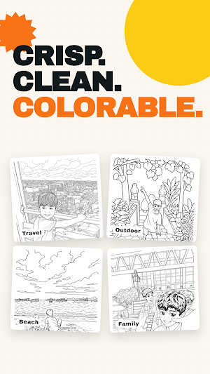 Lineora: AI Coloring Pages Screenshot 3