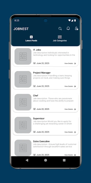 JobNest - Job Search App Screenshot 2