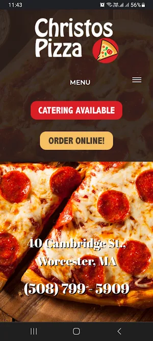 Christos Pizza Screenshot 1