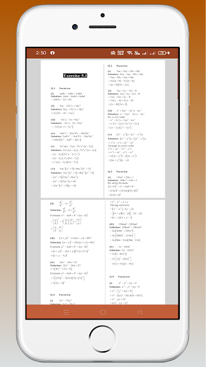 9th Math's Key Book Solution Screenshot 3