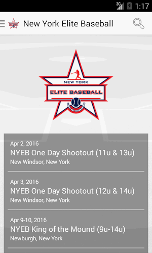 New York Elite Baseball Screenshot 0