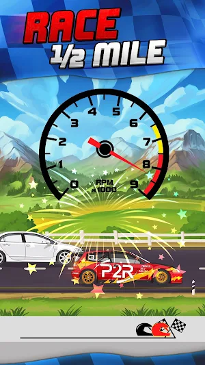 P2R Power Rev Racing - JDM Drag Racing Screenshot 1