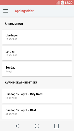 City Nord Fordelsklubb Screenshot 3