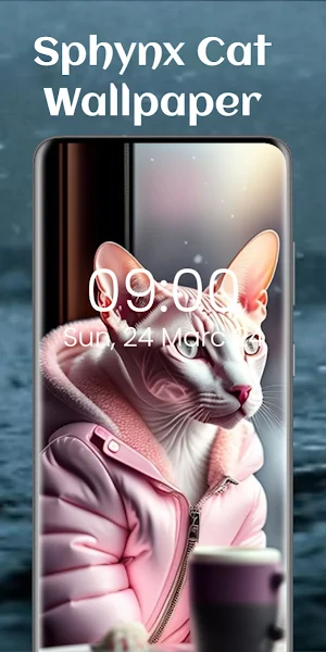 Sphynx Cat Wallpaper Screenshot 2