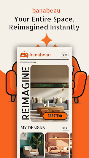Banabeau: AI Interior Design Screenshot 0