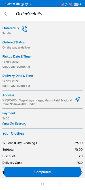 Rith laundry Partner Screenshot 3