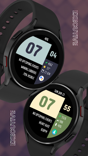 EXD171: Digital Watch Face Screenshot 0