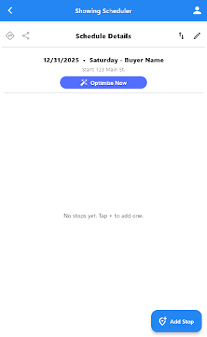 Showing Scheduler Screenshot 2