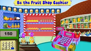 Fruits Supermarket Shopping: Grocery Cashier Games Screenshot 2