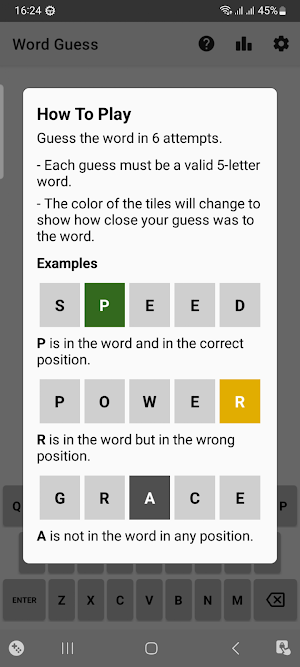 Offline Word Guess - No Limits Screenshot 1