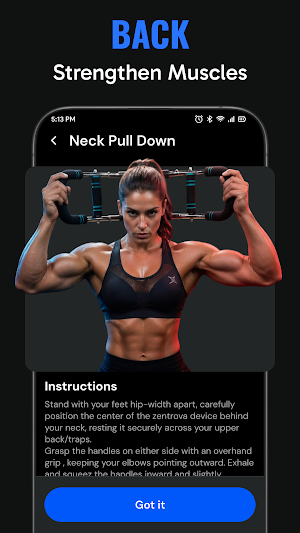 Zentrova Arm - Fitness Trainer Screenshot 2