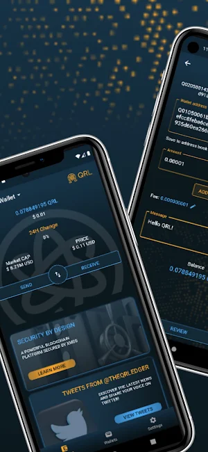 QRL Mobile Wallet Screenshot 0