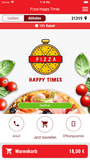 Pizza Happy Times Screenshot 0