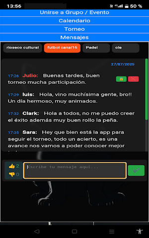 Quedada: Club Events & Chat Screenshot 3