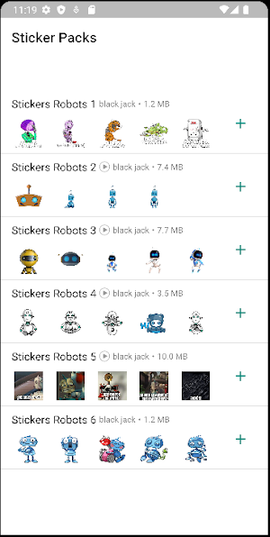 Stickers de Robots Screenshot 0