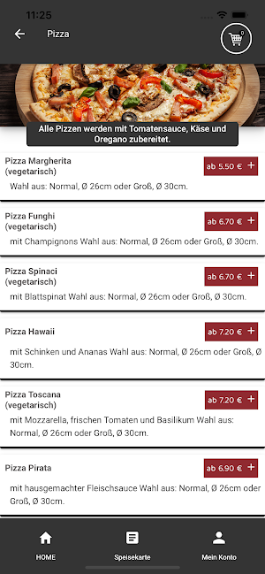Pizza Time Foodservice Screenshot 2