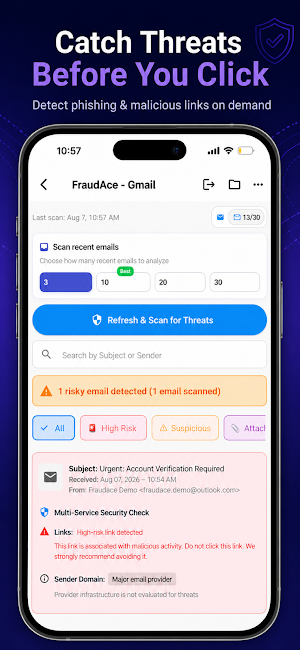 FraudAce – Scam Protection Screenshot 0