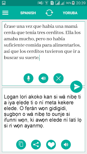 Yoruba Spanish Translator Screenshot 0