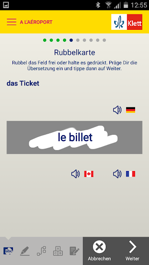 Découvertes Vokabeltrainer Screenshot 3
