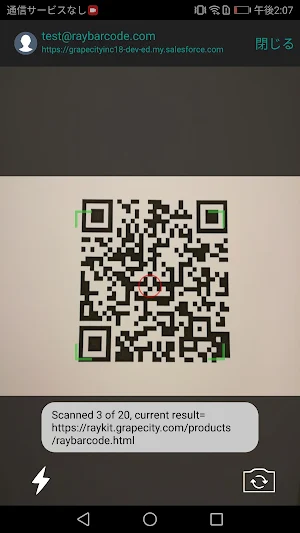 RayBarcode Reader Screenshot 0