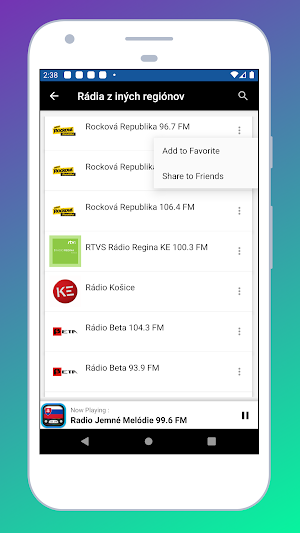 Radio Slovakia + FM Radio SK Screenshot 2
