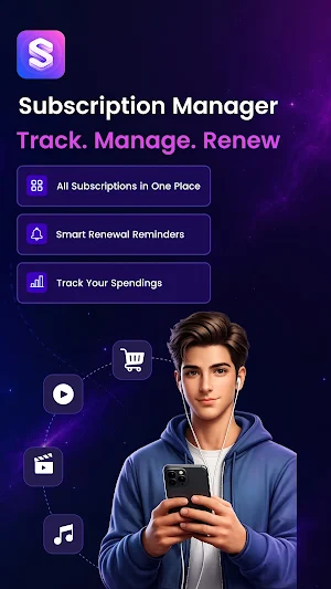 Subscription Manager & Tracker Screenshot 0